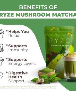 Alternative view of RYZE SUPERFOODS Mushroom Matcha
