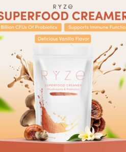 Alternative view of RYZE SUPERFOODS RYZE n Shine Bundle, USDA Organic Mushroom Coffee + Probiotic Coffee Creamer