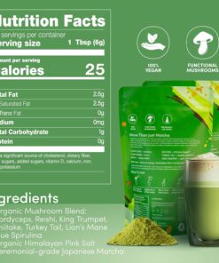 Alternative view of RYZE SUPERFOODS Mushroom Matcha Starter Kit, USDA Organic